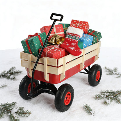 Garden Utility Wagon Red