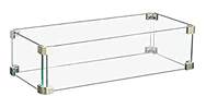 Fire Table Wind Guard Glass