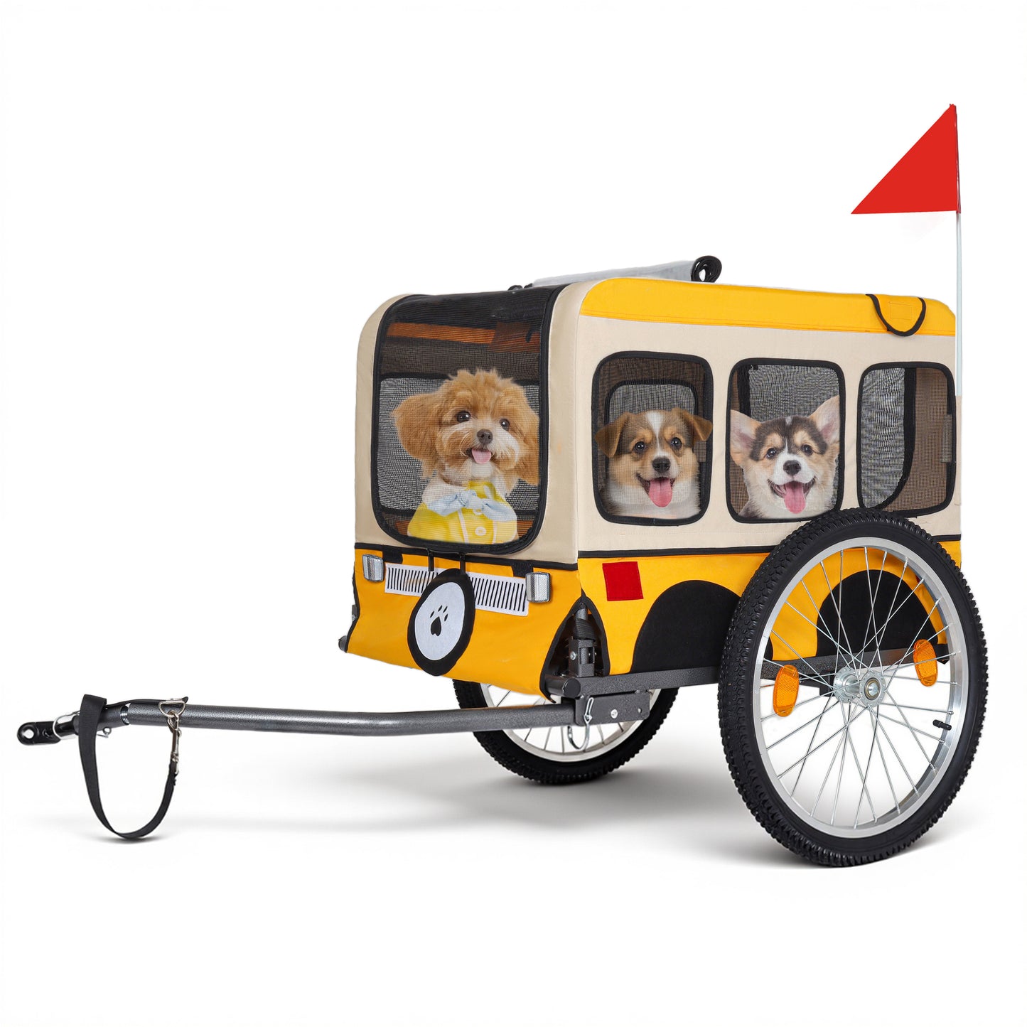 Pet Bike Trailer 20x2 Yellow