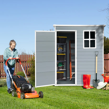 Outdoor Storage Shed 5ft-X-3ft Grey