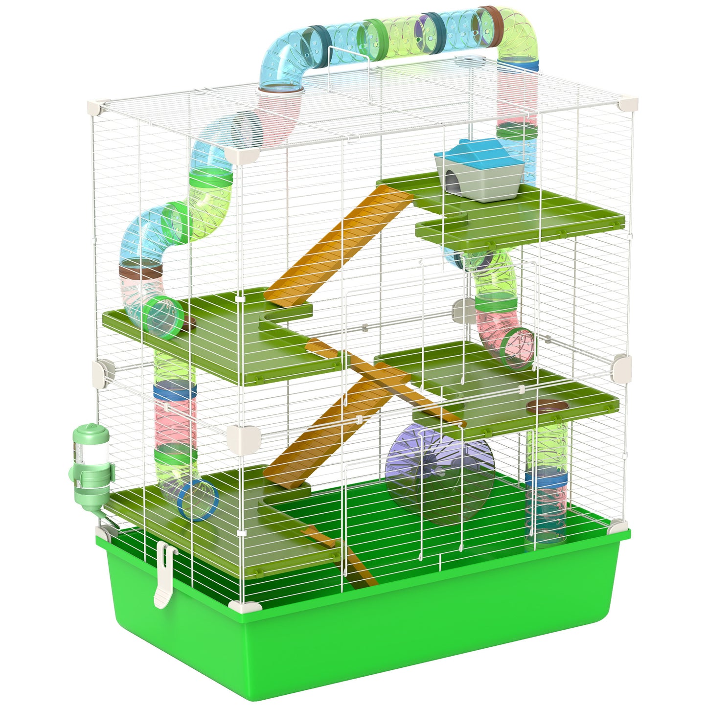 Hamster Cage 23in Extra-Large Green
