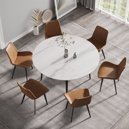 Round Stone Dining Table