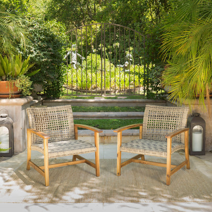 Outdoor Club Chair Set 2-Piece