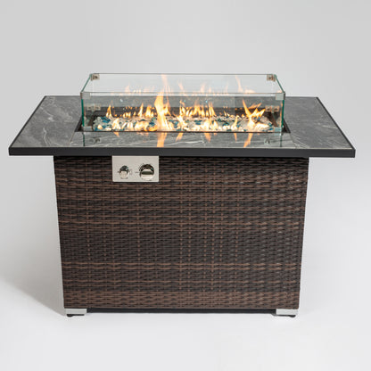 Propane Fire Table 44in Brown