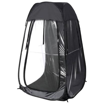 Pop-Up Sports Shelter Black Portable