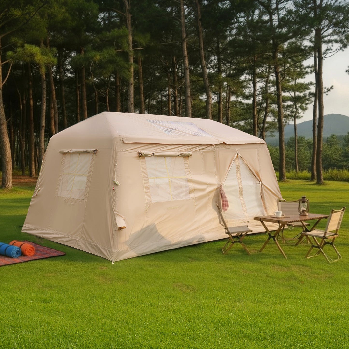 Inflatable Glamping Tent 11-M-² 8-Person