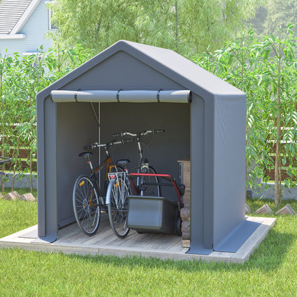 Outdoor Storage Tent 6x6ft Uv-Resistant