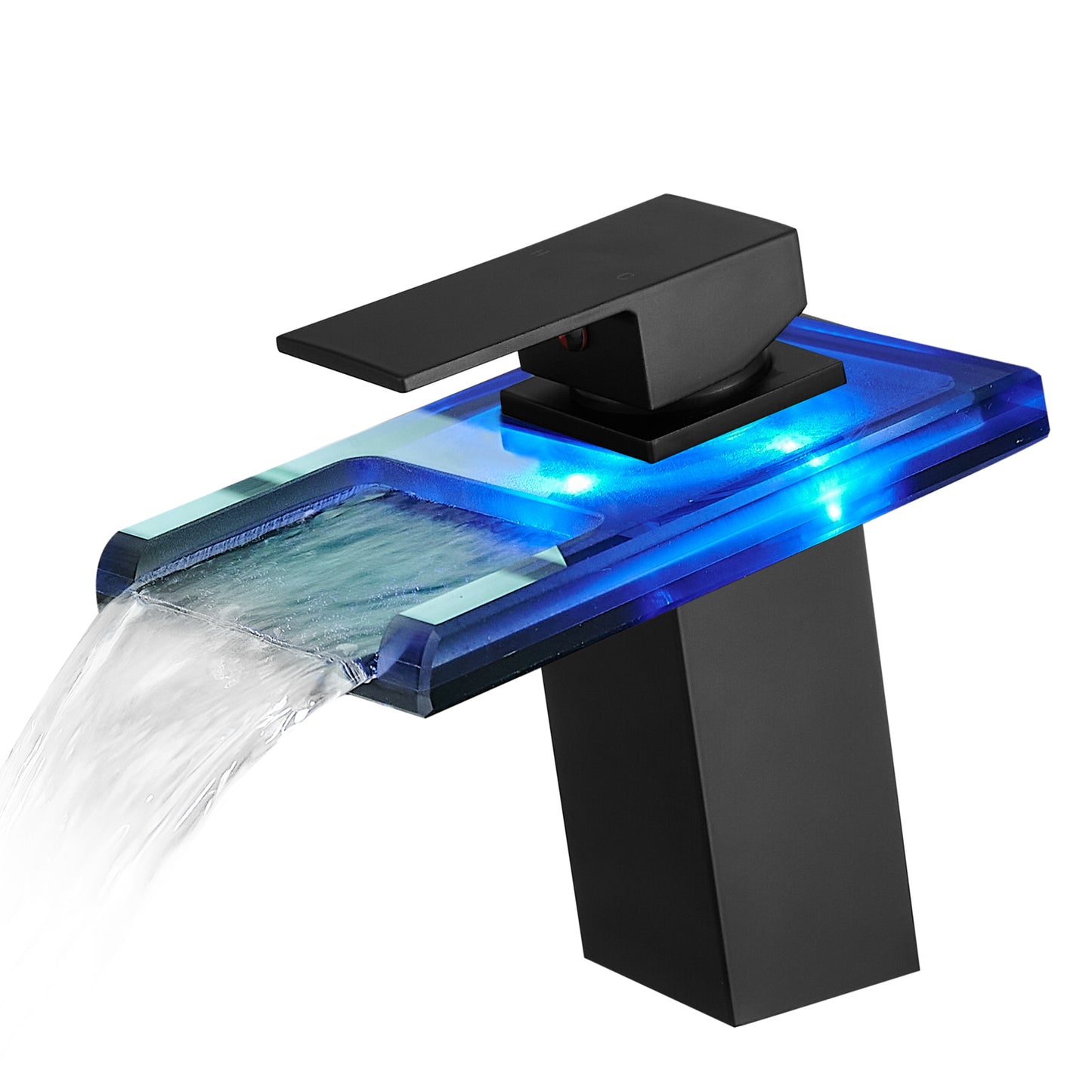 LED Waterfall Faucet LED Black