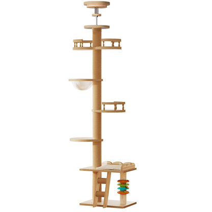 Floor-to-Ceiling Cat Tree Adjustable