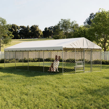 Outdoor Dog Kennel 20x10ft Lockable