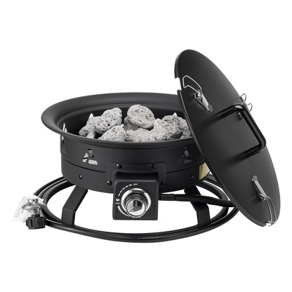 Portable Propane Fire Pit 19in