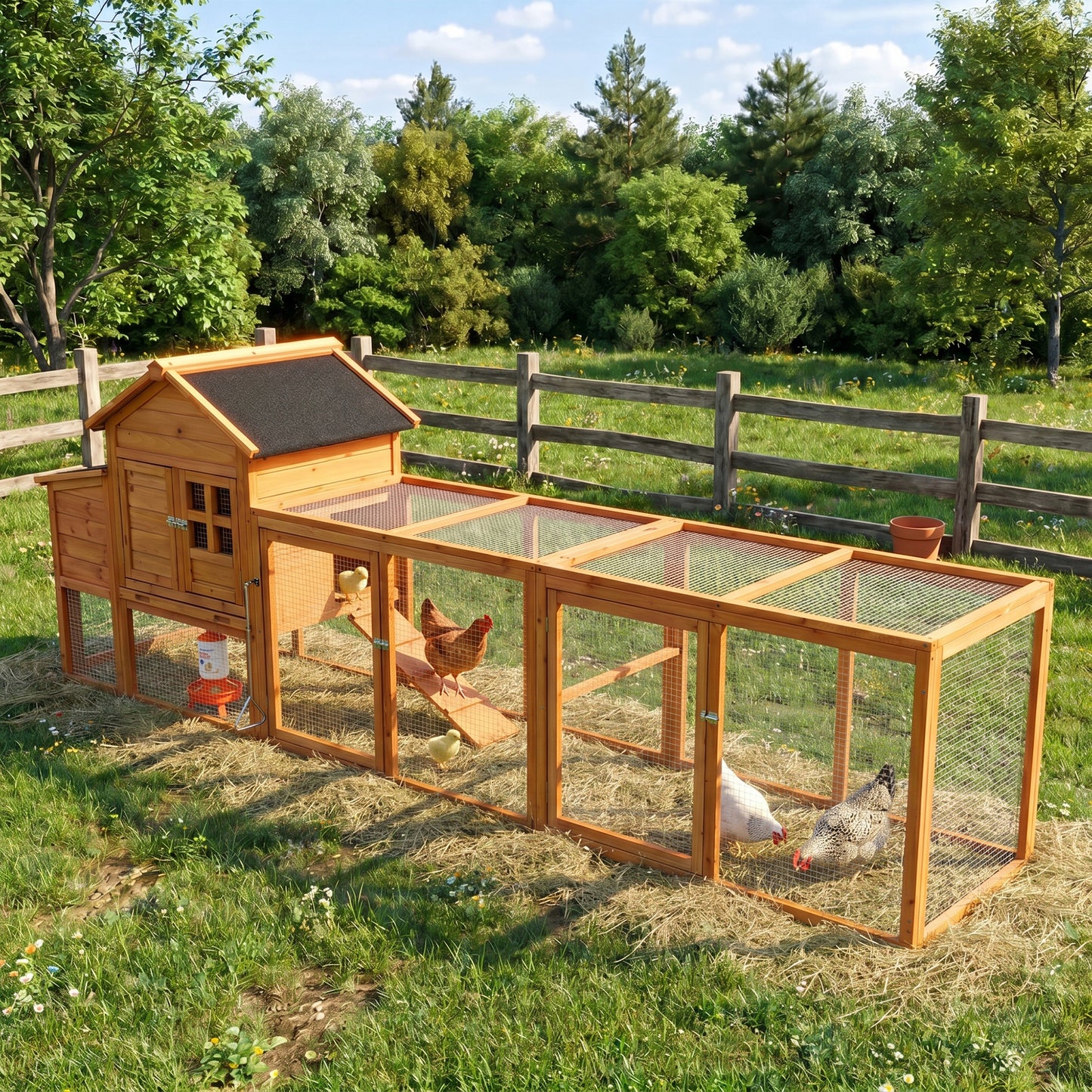 Outdoor Chicken Coop Weatherproof 4-6-Chickens