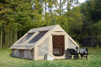 Inflatable Glamping Tent 9.8x13ft Beige
