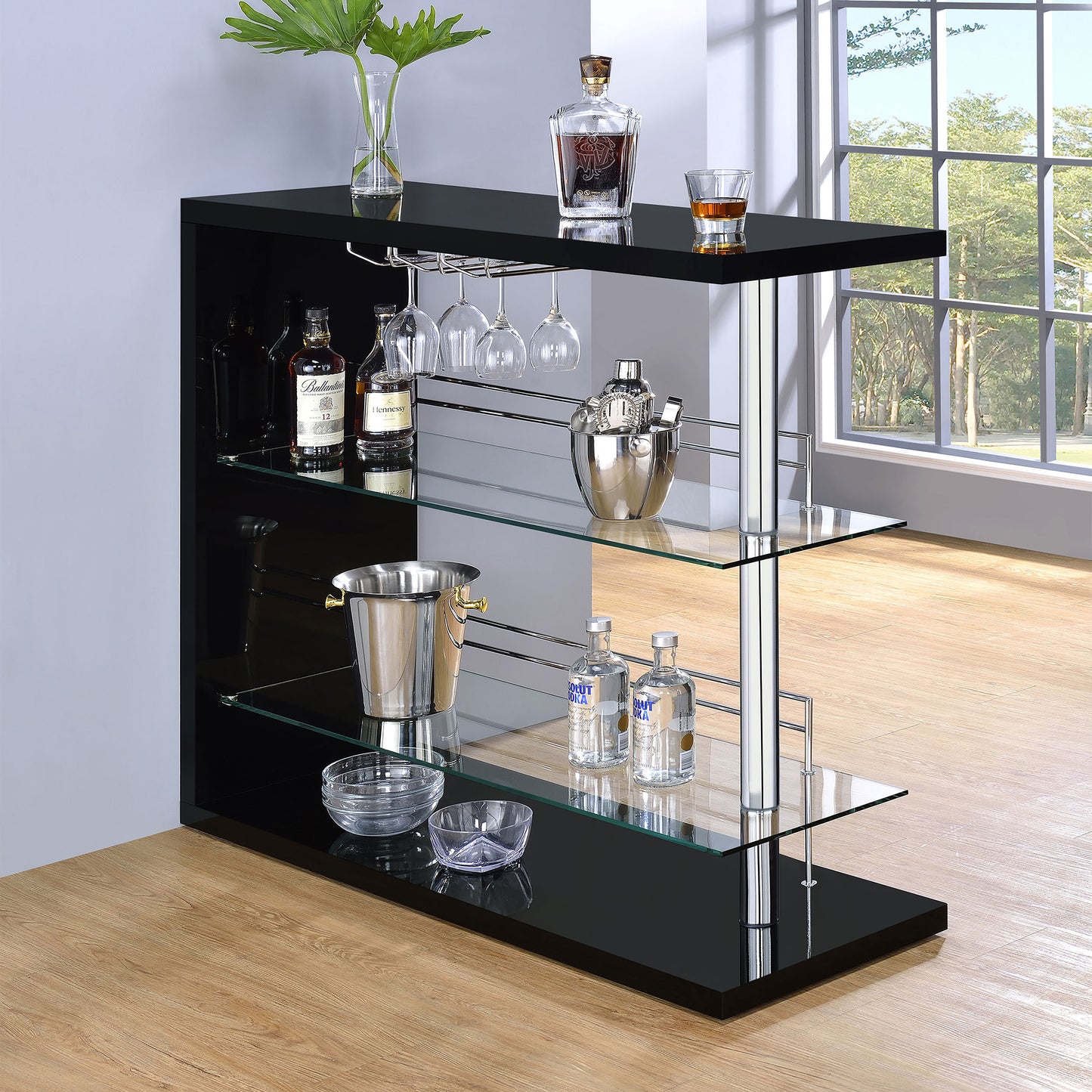 High Gloss Bar Shelf