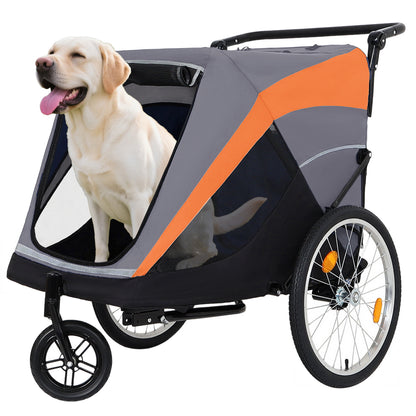 Pet Bike Trailer 2-In-1 100lbs