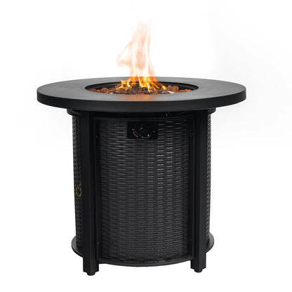 Propane Fire Table 30in Black