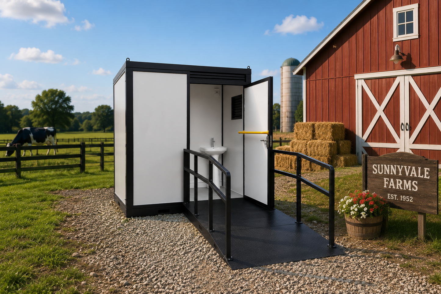 Portable Toilet Lighting Sink Ventilation-Fan
