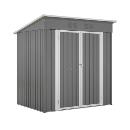 Outdoor Storage Shed 6x4ft Lockable