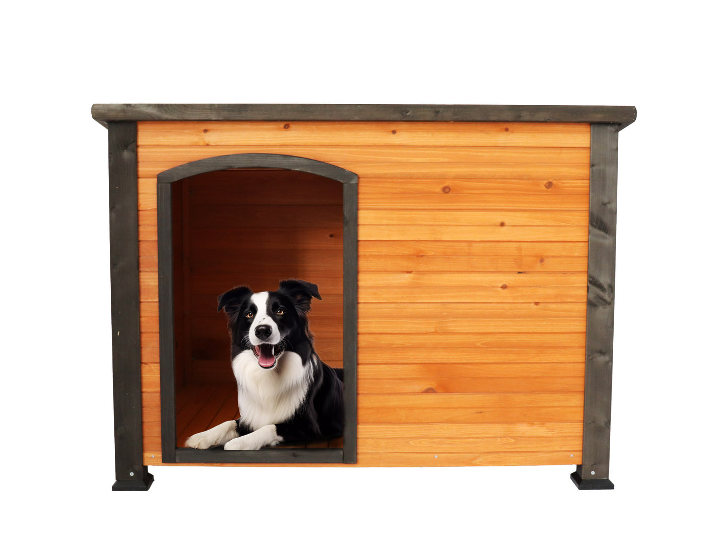 Weatherproof Dog House 45in Black
