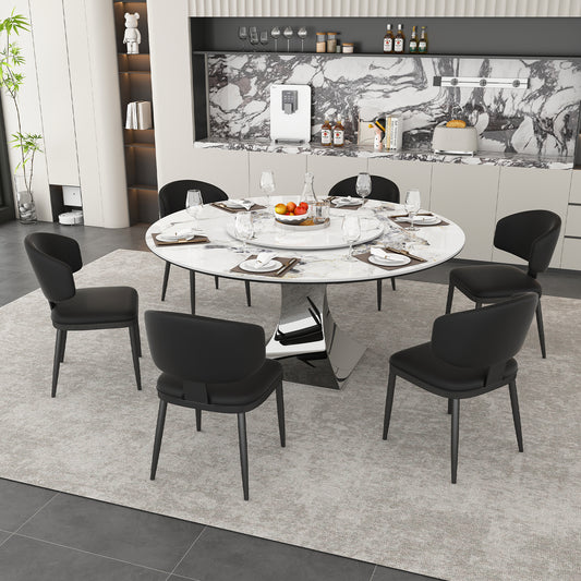 7-Piece Sintered Stone Dining Set