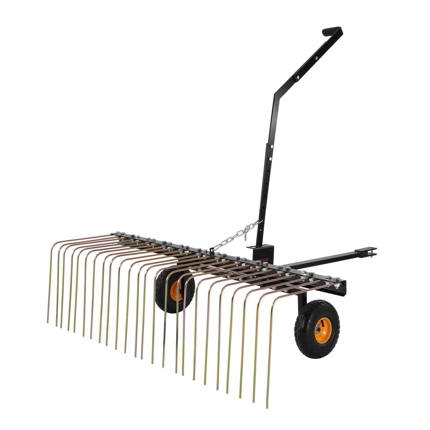 Tow-Behind Lawn Dethatcher 60in 24-Steel-Tines