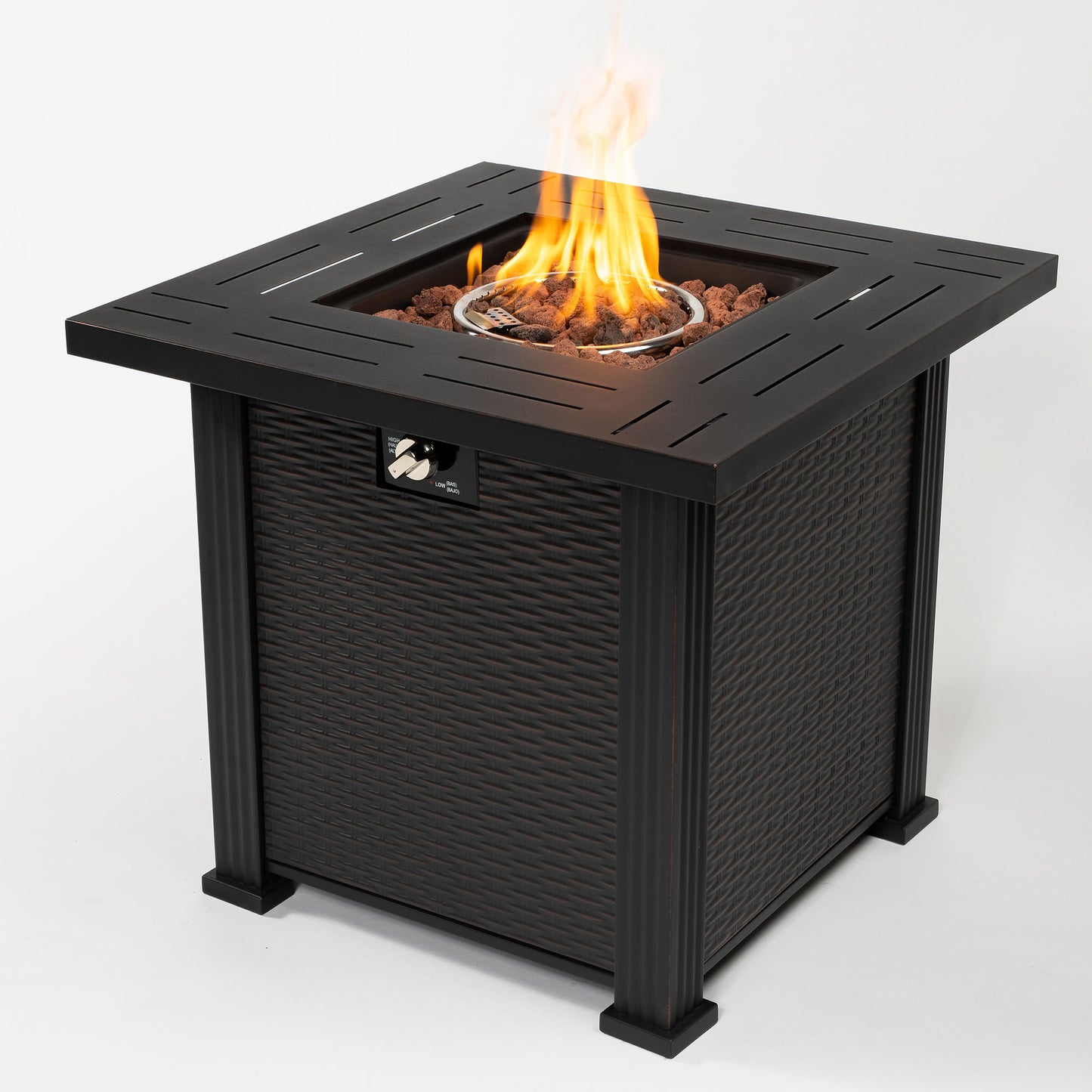 Propane Fire Table 28in Black