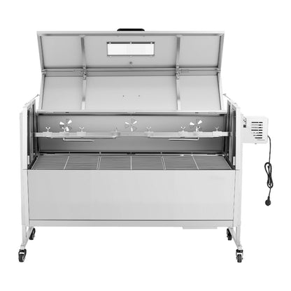 Rotisserie Grill 38W 132LBS Wheels