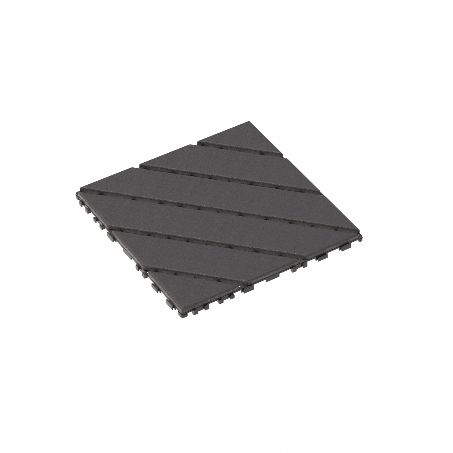 Interlocking Deck Tiles 12x12in Grey