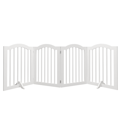 Freestanding Pet Gate 27.6in White