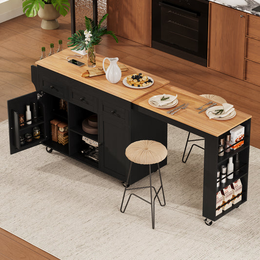 Kitchen Island with Dining Table