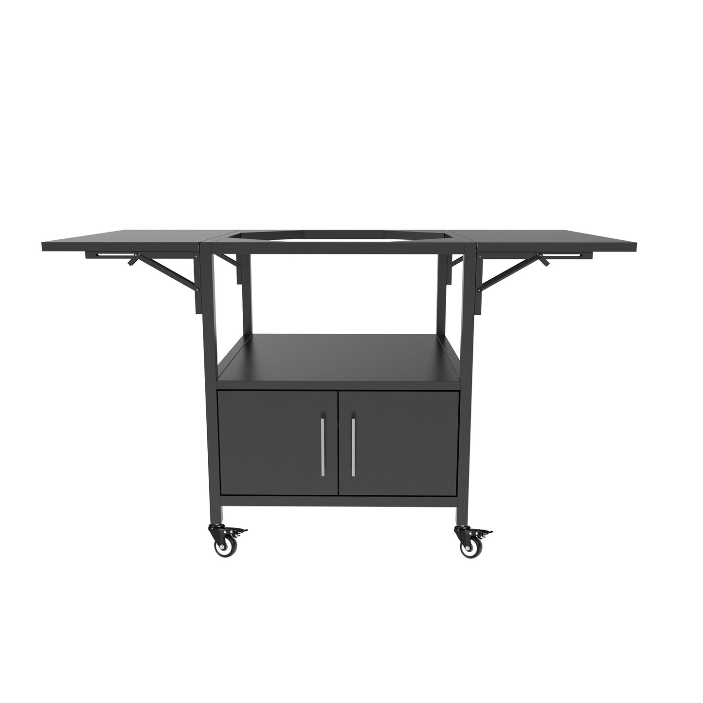Outdoor Grill Cart 59.3x27.6x31in Black