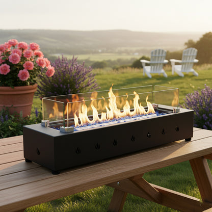Portable Propane Fire Pit 28in