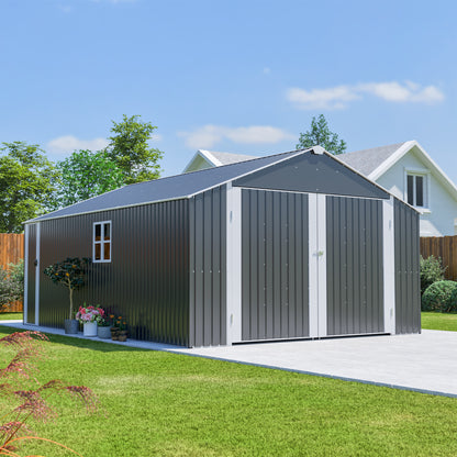 Outdoor Storage Shed 12x20ft 1810-Cuft