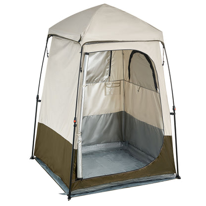 Camping Shower Tent Silver Foldable