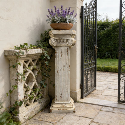 Roman Column Pedestal 38.18in Magnesium-Oxide