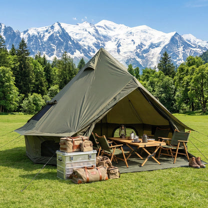 4-Season Bell Tent 9.8FT Green