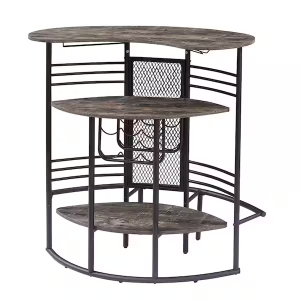 Wine Rack Bar Table